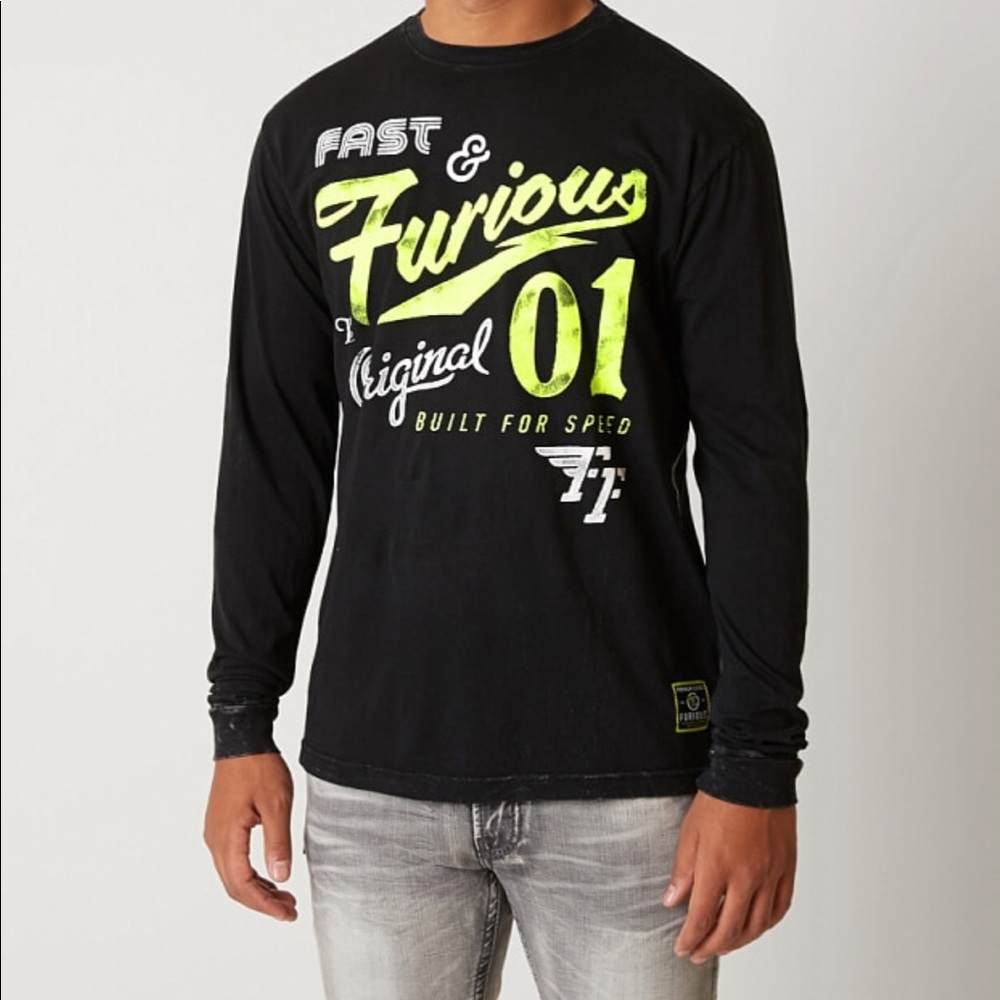 Affliction Fast & Furious Tee.  NWT!!  L